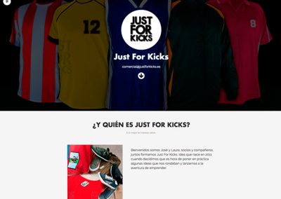 Web de Just For Kicks